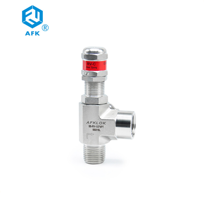 AFK SS316 가스 안전 스테인레스 강 압력 릴리프 밸브 1/4 인치 3/8 인치 1/2 인치