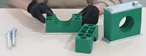 Latest company news about 경량 및 중량 플라스틱 파이프 클램프 선택 및 설치 안내