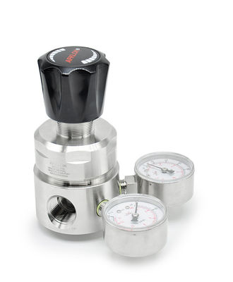 quality 높은 압력 3500psi 두배 계측기 규제 기관 SS 316 스테인레스 강 압력 저감기 factory