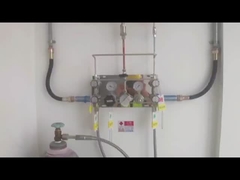 2차 패널 단위의 설치, 설치가 완료된 후의 장면