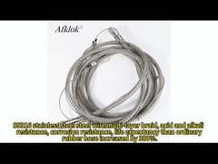 1/4 NPTF 산소 실린더 채우기 유연성 여성 가닥 연결 유형